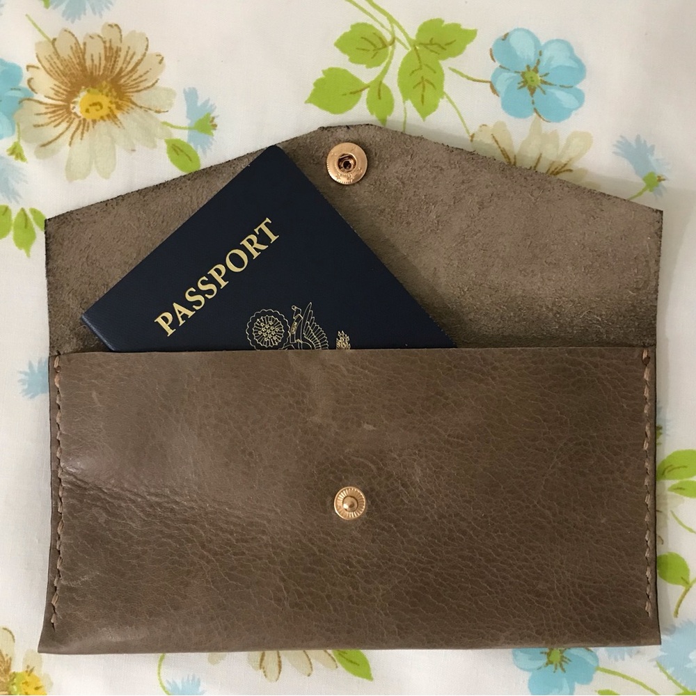 Hand Crafted Brown Leather Wallet
